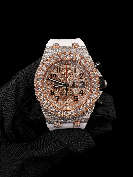 Audemars Piguet Ref. 15400SR.OO.1220SR.01 Two Tone Bustdown