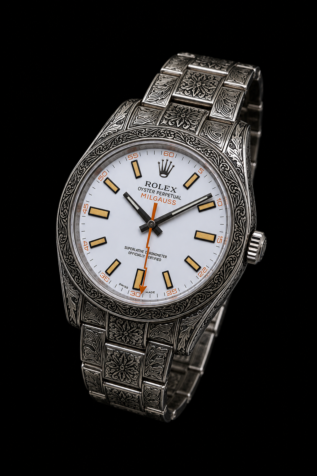 Rolex Cosmograph Daytona
116509 silver Gold Chrysoprase
Dial Complete Set